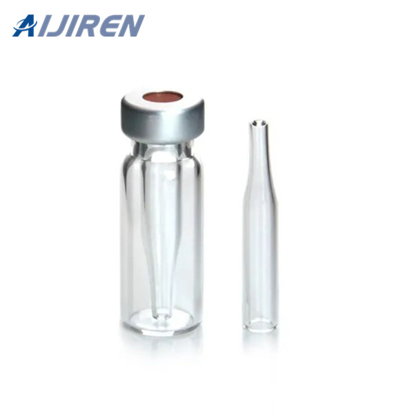 <h3>0.1 mL Vial Inserts, Glass, Conical Base with Polyspring, 100 </h3>
